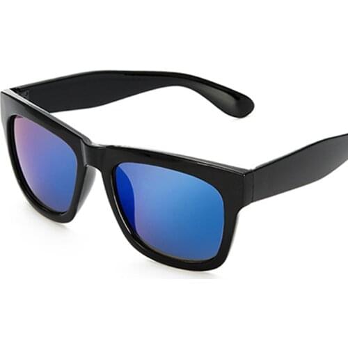 -100 to -400 Myopia prescription sunglasses sauqre sun glasses blue mirror eyewear sunglasses for women men