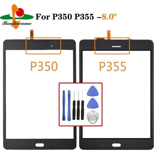 Tablet Touch Panel For Samsung Galaxy Tab A 8.0 P350 P355 SM-P350 SM-P355 Touch Screen Digitizer LCD Outer Glass Sensor Screen