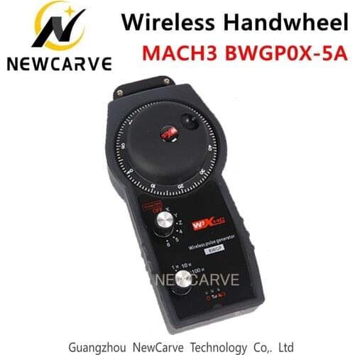 Siemens/ Mitsubishi/ Syntec/ Gskcnc Mach3 System Control Wireless Controller For CNC Handwheel BWGP0X-5A NEWCARVE