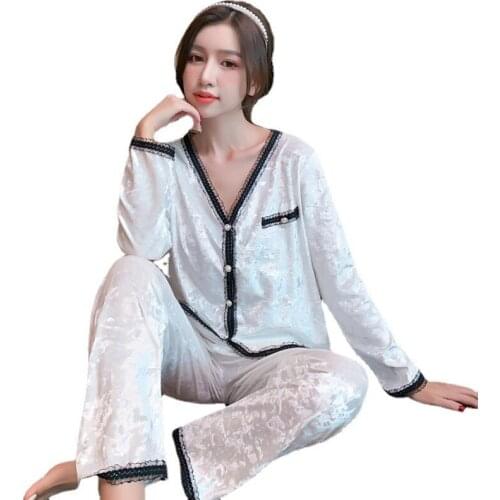 Женские пижамы с длинным рукавом SLLINK China At AliExpress