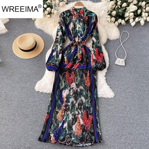 WREEIMA Summer Chiffon Dresses