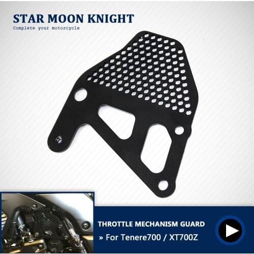 For Yamaha Tenere 700 Tenere700 XT700Z XTZ 700 T7 T700 Motorcycle Throttle Mechanism Guard Protector Cover Protection Grill