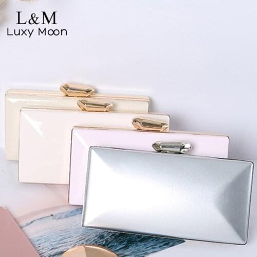 Womens Evening Clutch Purse Wedding Solid Color Designer Handbag 2021 Lady Day Purse Small Chain Party Shoulder Bag Bolsa X580H
