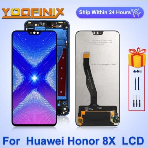 6.5"For Huawei Honor 8X LCD JSN-L22 JSN-TL00 JSN-L42 Display Touch Screen Assembly Replacement Parts For Huawei Honor 8X Display