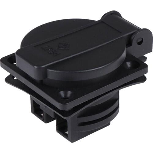 1PCS AC 250V Waterproof German Standard Power Outlet Single Plug Wall Socket