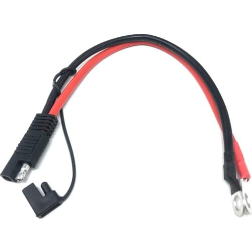 10AWG 30CM SAE To O Ring Terminal Harness 2 Pin Quick Disconnect Plug SAE Connection Motorcycle, Car, Tractor -60 - 200 Celsius