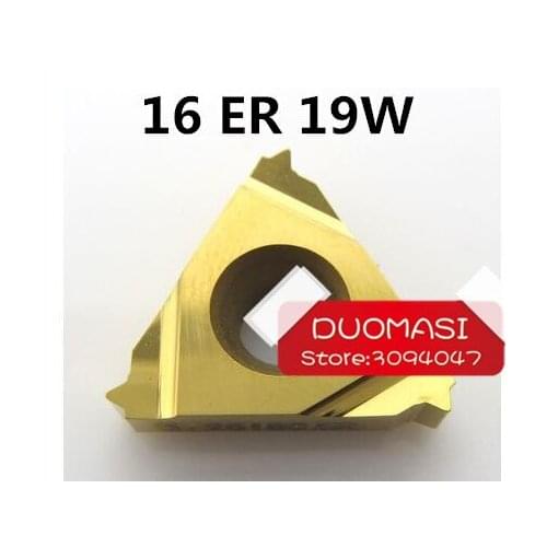 16 ER 19 W ,Indexable Tungsten Carbide Threading Lathe Inserts for Threaded Lathe Holder,thread turning tool holders