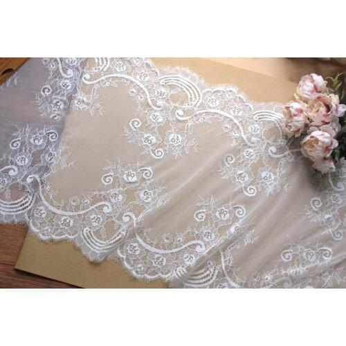 3meter Eyelash lace accessories, handmade diy clothes, decorative sewing material, fabric, wedding dress fabric