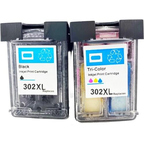 Einkshop 302XL Ink Cartridge Compatible for HP 302 XL HP302 Cartridge Officejet 5220 5230 5232 5252 5255 5258 5264 Printer