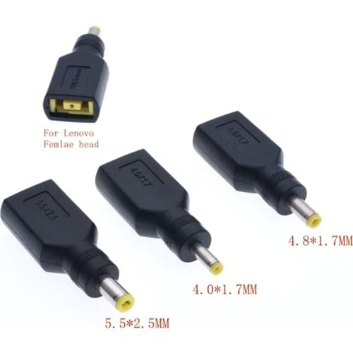 DC to YOGA Connector DC 4.0 / 1.7 mm & 4.8 / 1.7 mm & 5.5 / 2.5 mm For Lenovo X1 Carbon IdeaPad YOGA DC JACK Square 13 X1