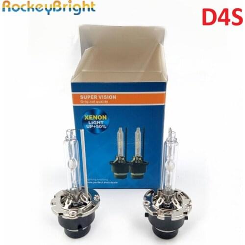 Rockeybright D2S HID xenon bulb 35W 4300K 6000K D4s D2S xenon headlamp with metal base 35W 12V D2S xenon hid car headlight bulbs