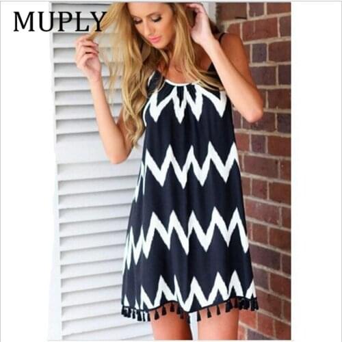 Летние платья в полоску MUPLY China At AliExpress