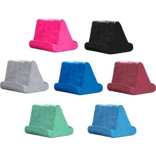 New Multi-angle Soft Pillow Stand Holder Lazy Lap Stand for iPad Smartphone Tablet eReader Books Magazines Bracket Holder