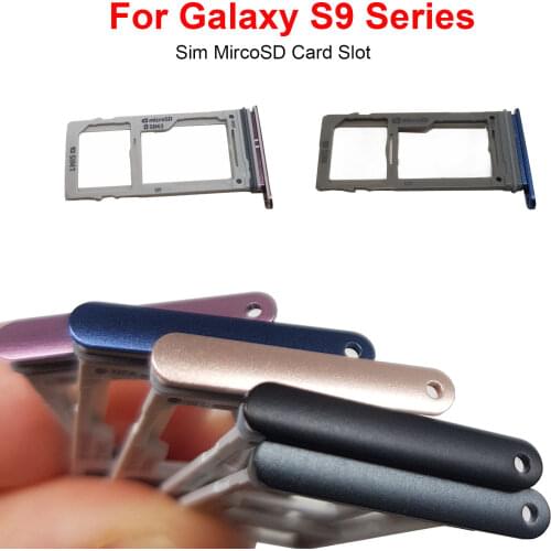 New For Samsung Galaxy S9 G960 / S9 Plus G965 Dual Single Sim Card Holder Slot Tray