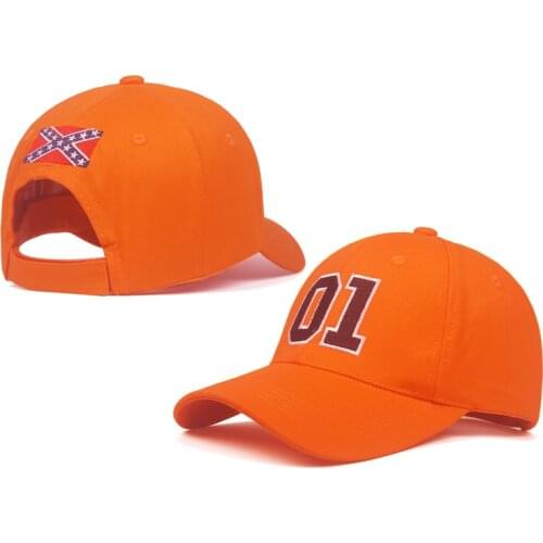 New General Lee 01 Embroidered Cotton Twill Cap Hat with Flag Dukes of Hazzard Good OL' Boy Unisex Adult Applique Baseball Hat