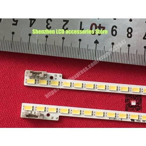 2Pieces/lot FOR Samsung LCD TV backlight bar UA40D5000PR BN64-01639A 2011SVS40-FHD-5K6K-LEFT 1PCS=62LED 440MM Left and right