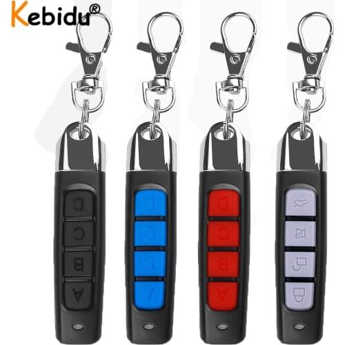 KEBIDU 433MHz Cloning Remote Control For Garage Gate Door 433Mhz Copy Controller Mini Wireless RF Transmitter Switch