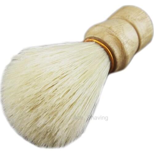 Boar Bristle Shaving Brush Wooden Handle Men‘s Grooming Tool Barber Beard Remove