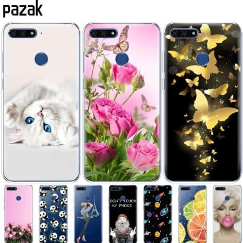 Silicone case for Huawei AUM-L29 honor 7a pro 5.7 inch Case Soft TPU Phone Back cover Protective For Huawei Honor 7A 5.7 inch