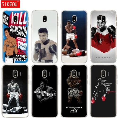 Silicone cover phone case for Samsung Galaxy J3 J5 J7 2017 J330 J530 J730 PRO j2 2018 Muhammad Ali boxing champion