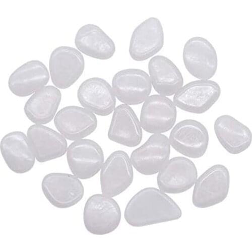 500Pcs Luminous Pebbles, Backyard Decoration, Yard Decorations, Outdoor Decoration, Luminous Stone Garden Rocks