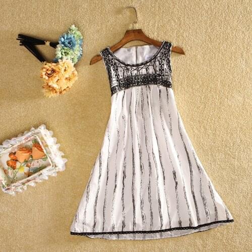 Alpha 2016 Summer Dress Women Delicate Embroidery Vintage Chic Dress Hollow Waist Summer Beach Casual Mini Dress