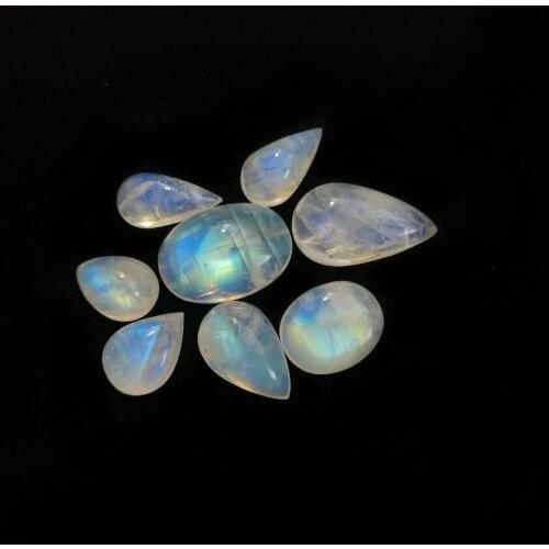 1pcs moonstone smooth-surface