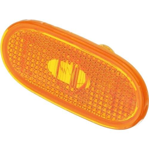 2pcs Side Marker Lamp 4.13*1.77in For Mercedes Sprinter W906 LED Lens Orange