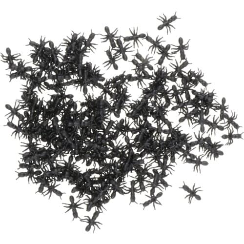 200Pcs Plastic Insect Model Ants Figure Figurine Toys for Kids Party Favors