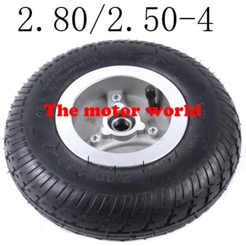 Free Shipping Good Reputation 2.80/2.50-4 Tire Solid Wheel 9 Inch for Electric Scooter Trolley Trailer and Wheelchair Hand Truck