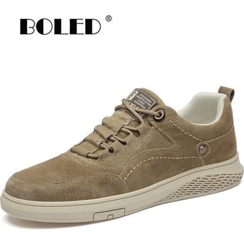 BOLED Men's Leather Sneakers