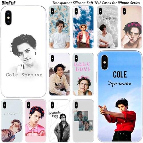 Hot Cole Sprouse Riverdale Soft Silicone Fashion Case for Apple iPhone 11 Pro XS MAX XR X 7 8 Plus 6 6s Plus 5 5C 5S SE Cover