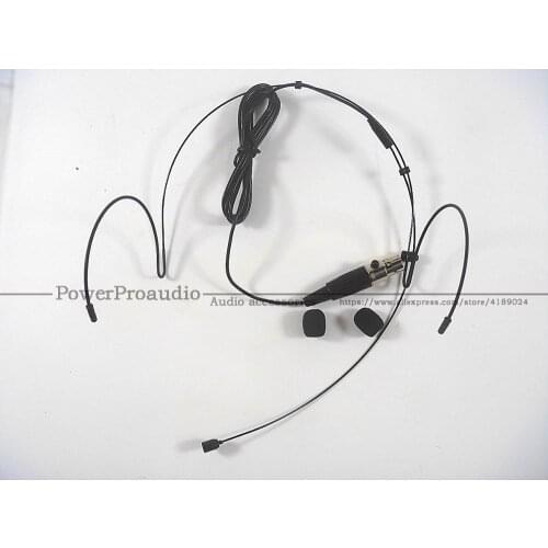 Black Headwear earhook Headset Microphone FOR Shure Wireless MIC Bodypack