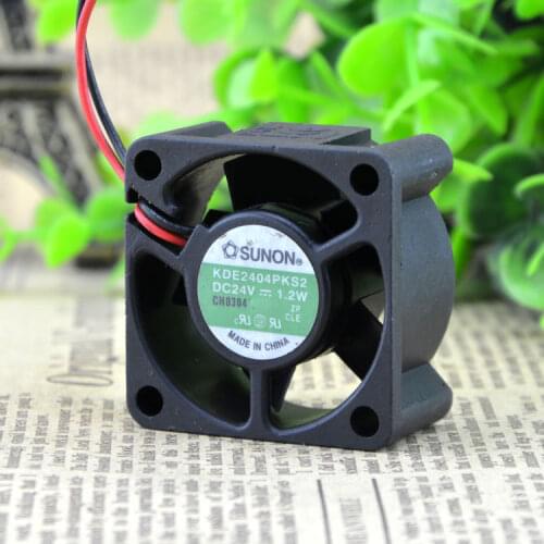 For Sunon KDE2404PKS2 24V 1.2W 40mm 4020 2 wire Magnetic bearing HYPRO cooling fan