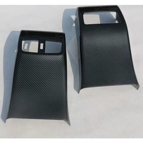 For Toyota Sedan Corolla E210 Levin 2019 2020 Car Back Rear Air Condition outlet Vent Cover Trim ABS Matte/Carbon Fiber Style