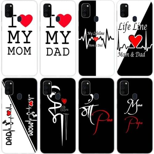Super Dad Mom Soft Case for Samsung Galaxy M11 M10S M01 M21 M31S M51 A01 J2 Core A21 A42 J6 A6 A8 Plus A7 2018 Silicone Cover