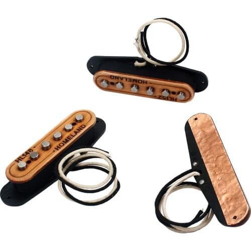 Pack of 3 Maple 6 String Electric Guitar Single Coil Pickups Replacements