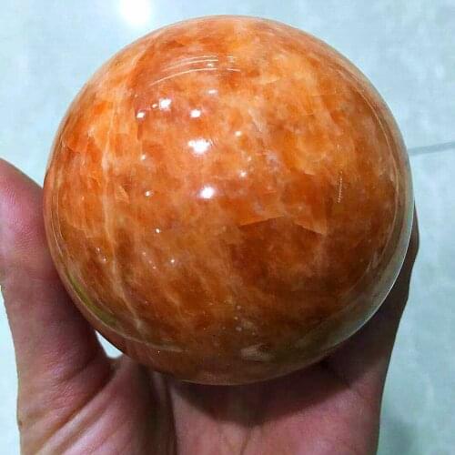 Natural sun stone crystal ball reiki healing home decoration room decoration