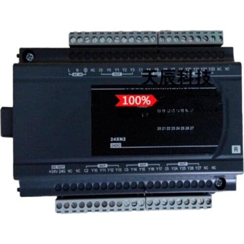 Original PLC ES2 Series Digital Extension Module 24-Point 24DO NPN Transistor DC Power DVP24XN200T 100-240VAC