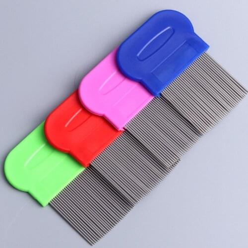 Pet Grate Combs Long Needle Shellfish Flea Stainless Steel Remove Lice Comb For Cats And Dogs Supplies Wholesale