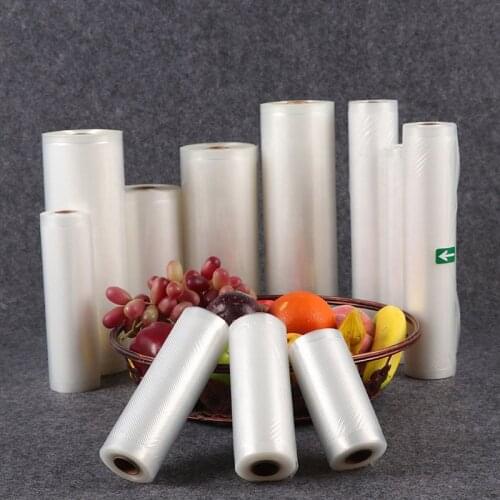 Vacuum Fags For Food Fresh Plastic Storage Vacuum Sealer Bags Grain Storage Bag12/15/17/20/22/25/28/32cm*500cm Kitchen Supplies