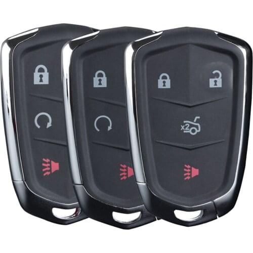 Five-button Black Car Key Remote Control Shell Replacement Shell Suit For New Cadillac Escalade ATS XTS Sail SLS CTS Smart Card