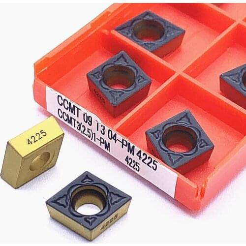 High Quality CCMT09T304 PM4225 Lathe Cutter Tool Tokarnyy Turning insert Internal Turning Tools CCMT 3(2.5)1 PM Carbide Insert