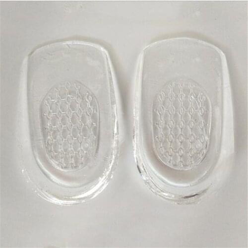 New Silicon Gel Insoles Back Pad Heel Cup for Calcaneal Pain Health Feet Care Support spur feet cushion silicone foot pads