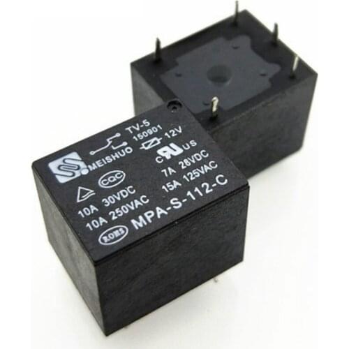 10pcs Electric Cooker Special Relay SRD-S-112D MPA-S-112-C 5 Feet 12V a Set of 3FF