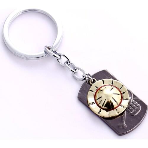 12pcs/lot One Piece Key Chain Luffy Strawhat Key Rings For Gift Chaveiro Car Keychain Jewelry Anime Key Holder Souvenir