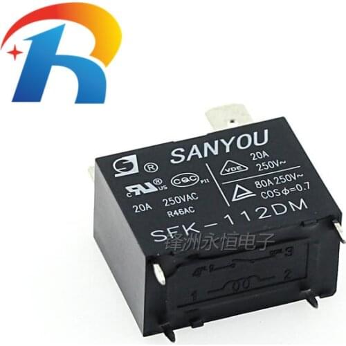 Free shipping 50pcs/lot NEW SFK-112DM special relay for air conditioning replaces HF102F-12V/G4A-1A-E-12VDC