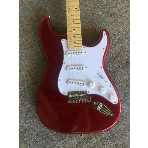 Free delivery / red silver high quality st Guitar / customizable China Electric Guitar