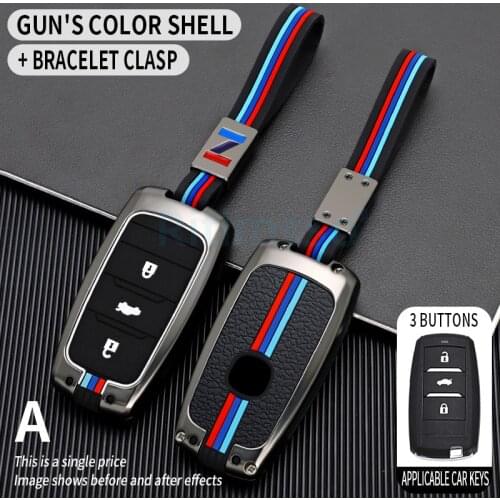 Zinc Alloy Car Key Case for Changan CS75 EADO CS35 RAETON CS15 V3 V5 V7 2018 Key Cover Case Remote Shell Accessories