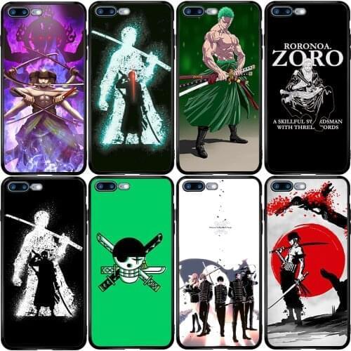 Phone Case for Xiaomi Redmi Note 10 9 9S 9A 8 8T 7 6 7A 6A 5A 5 A1 A2 A3 Pro Max Plus Lite One Piece Roronoa Zoro Fundas